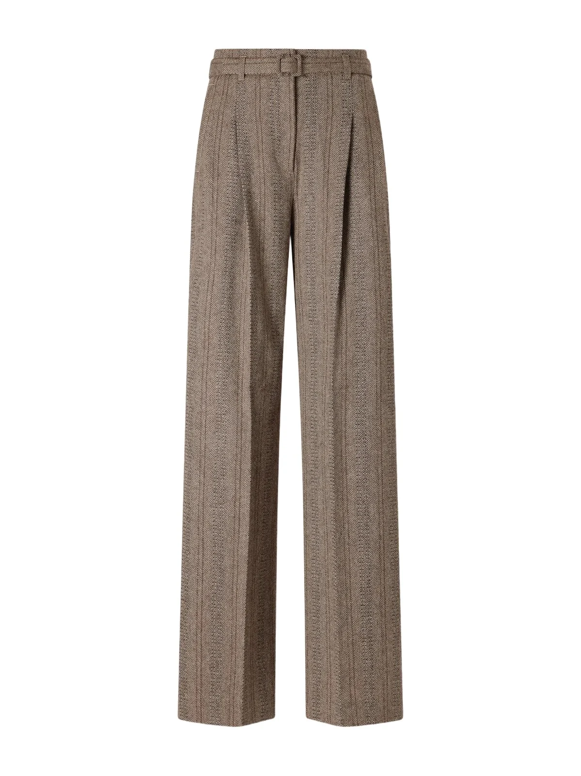 Wool And Cotton-blend Wide-leg Pants Wool And Cotton-blend Wide-leg Pants