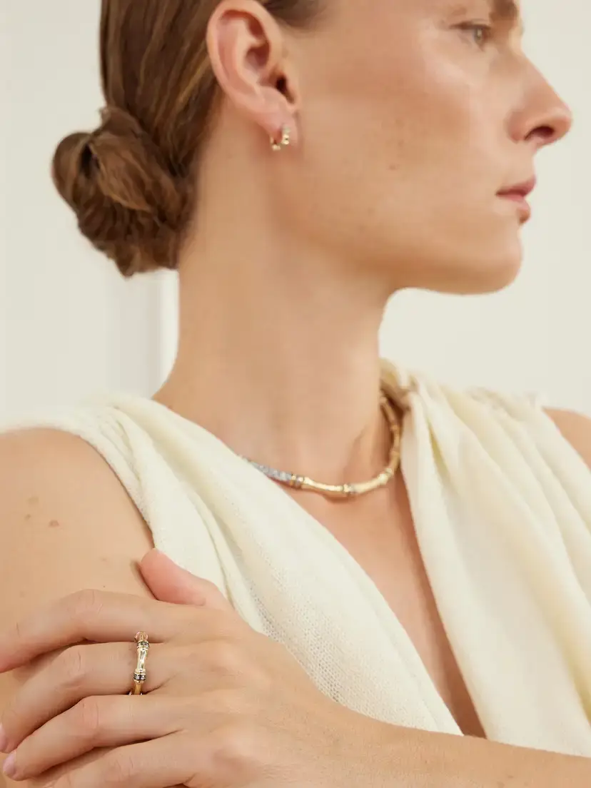 Lucy Delius Sciura 14-karat Gold Rhodium-plated Diamond Ring | Thumbnail 3
