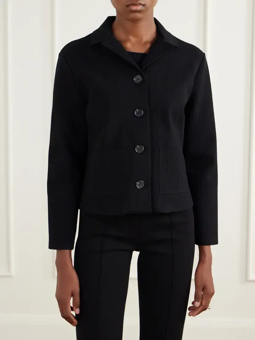 HIGH SPORT Maude Ribbed Cotton-blend Jacket | Thumbnail 3