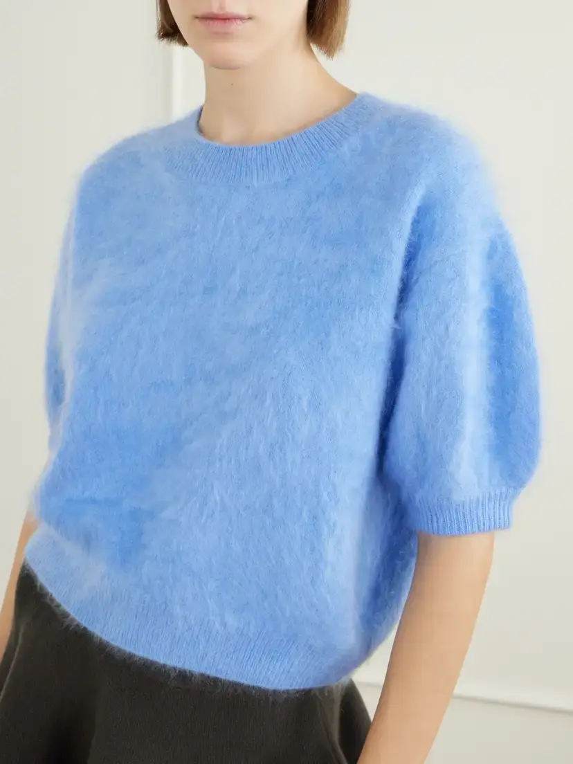 Lisa Yang Juniper Brushed Cashmere Sweater | Thumbnail 4