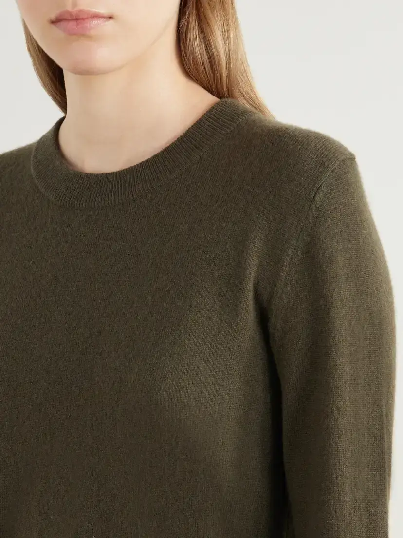 La Ligne Solid Lean Lines Cashmere Sweater | Thumbnail 5