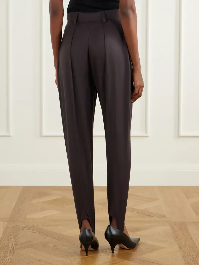 Stella McCartney Tapered Wool-flannel Stirrup Pants | Thumbnail 4