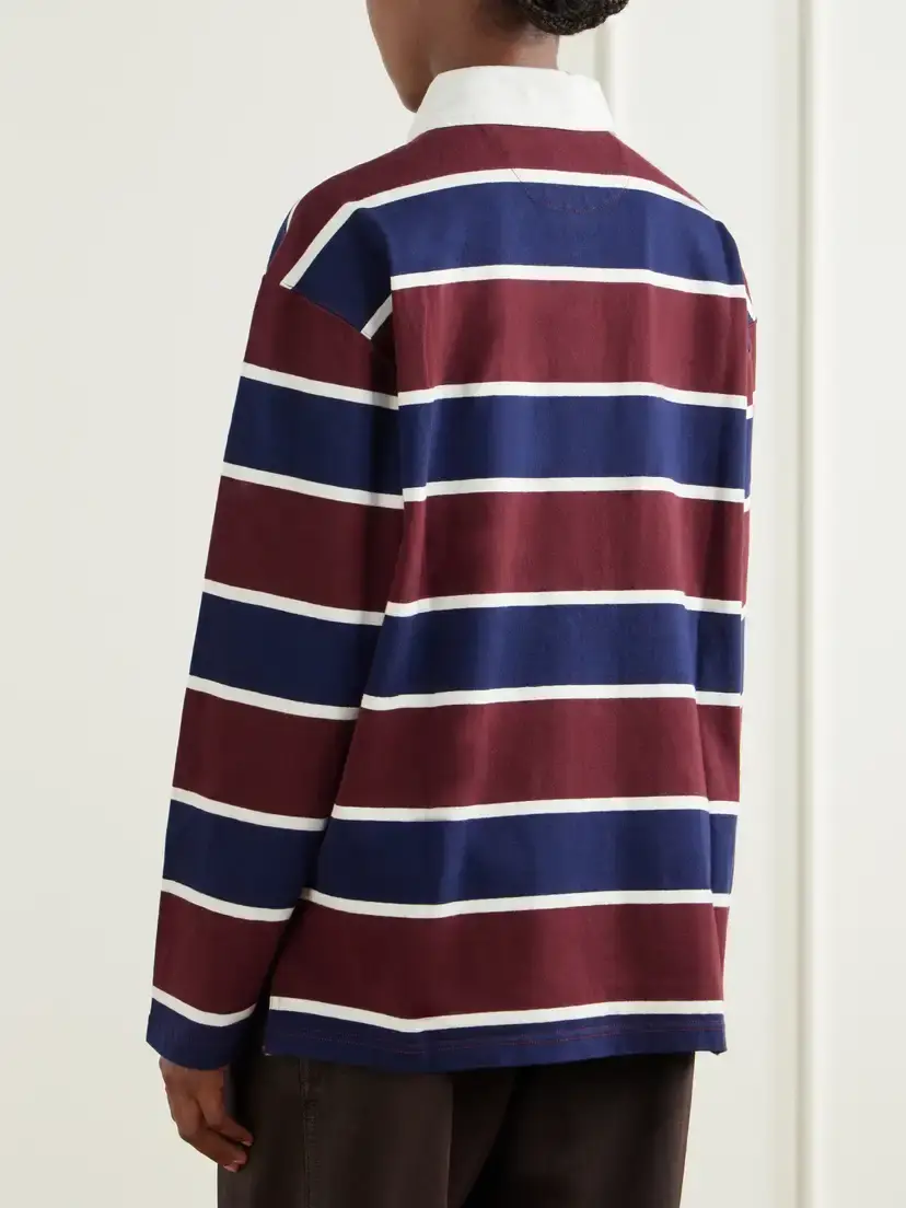 Polo Ralph Lauren Logo-embroidered Striped Cotton-corduroy Polo Shirt | Thumbnail 3