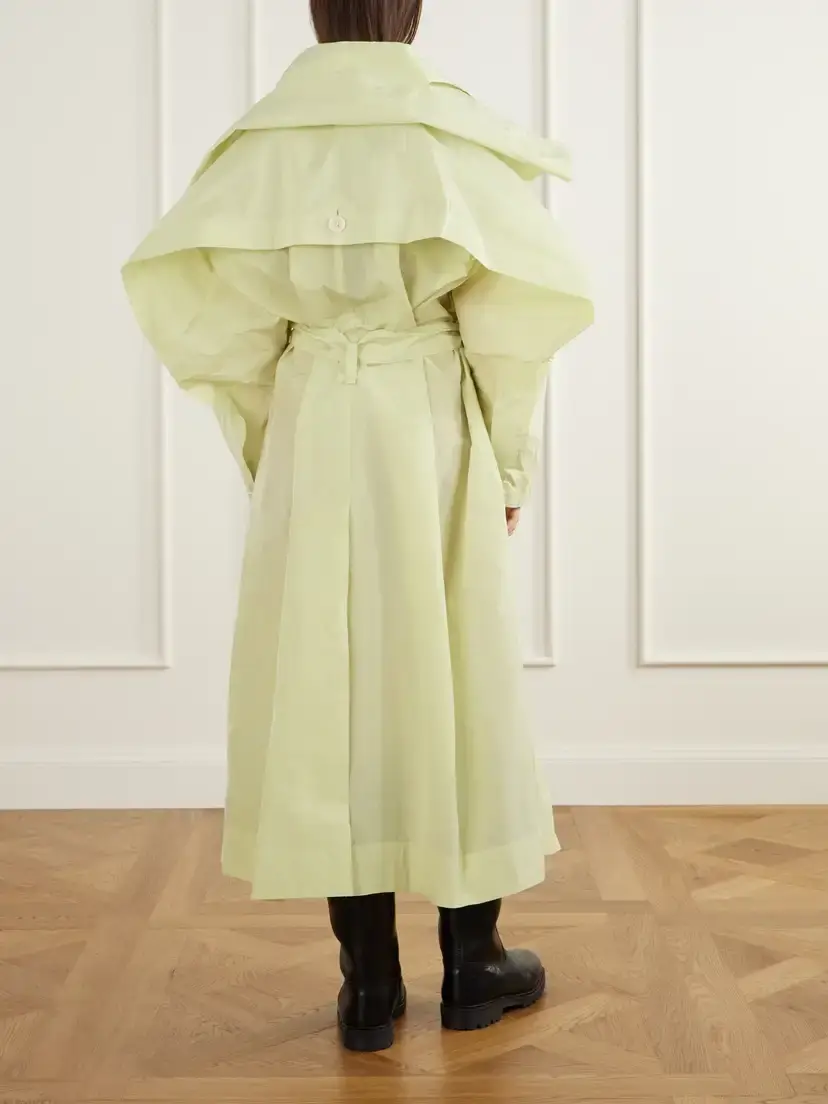 Issey Miyake Correlation Belted Shell Trench Coat | Thumbnail 3 Issey Miyake Correlation Belted Shell Trench Coat | Thumbnail 3
