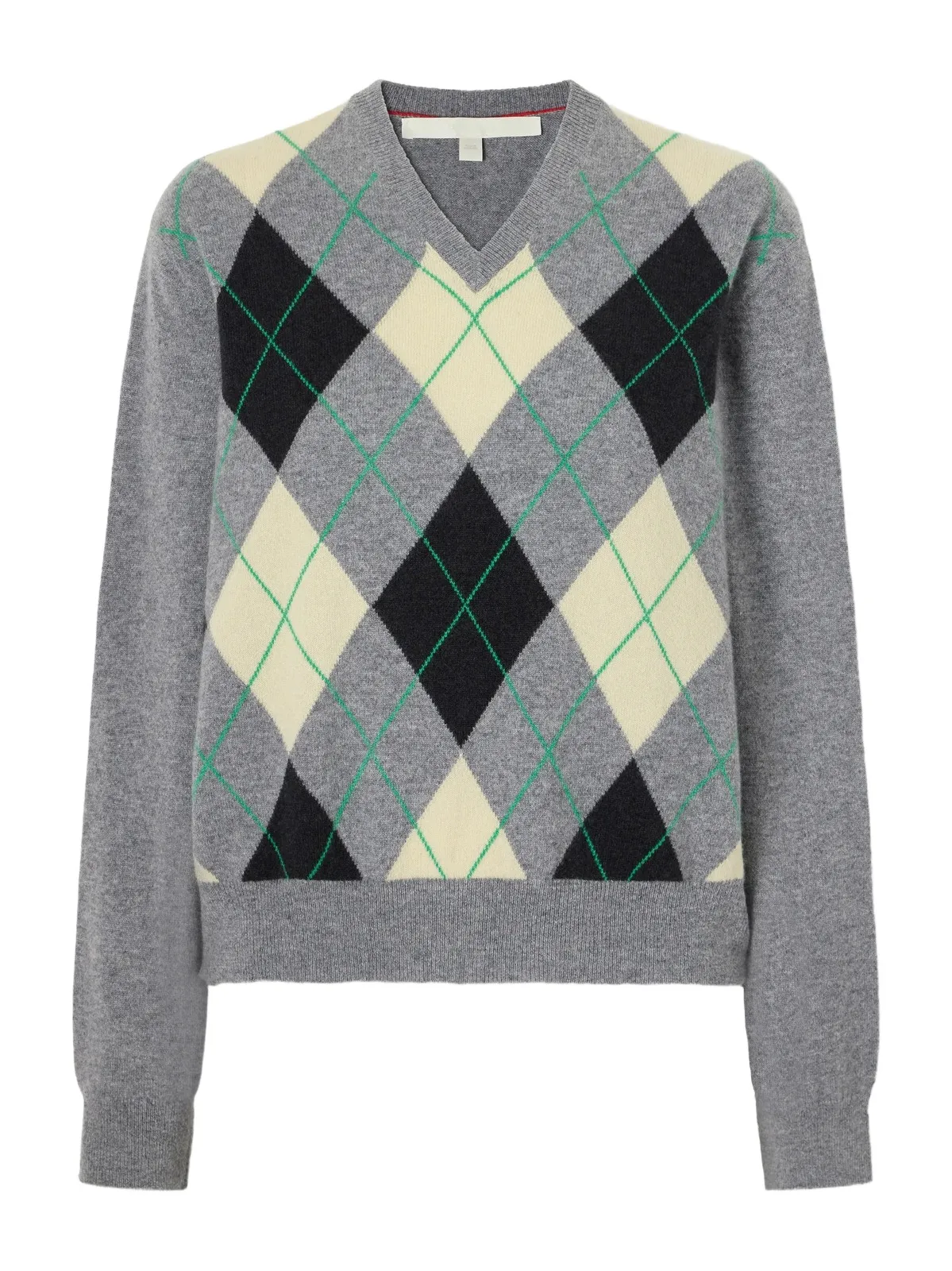 The Academy Checked Cashmere Sweater