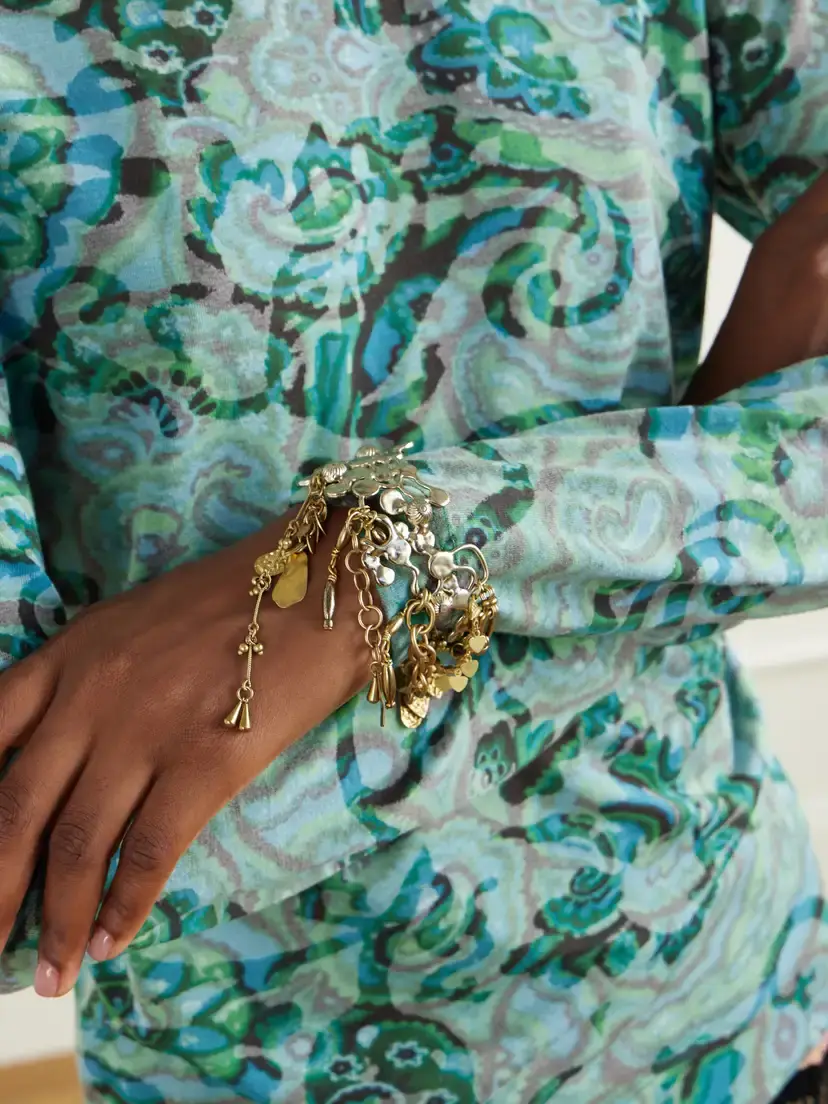 Dries Van Noten Embellished Gold-tone Bracelet | Thumbnail 2 Dries Van Noten Embellished Gold-tone Bracelet | Thumbnail 2