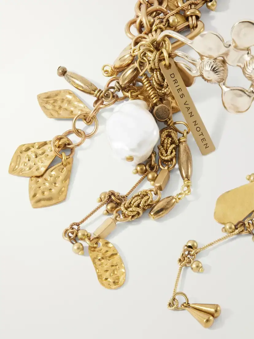 Dries Van Noten Embellished Gold-tone Bracelet | Thumbnail 4 Dries Van Noten Embellished Gold-tone Bracelet | Thumbnail 4