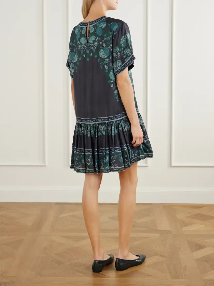 Sea Tulla Printed Crepe Mini Dress | Thumbnail 3 Sea Tulla Printed Crepe Mini Dress | Thumbnail 3