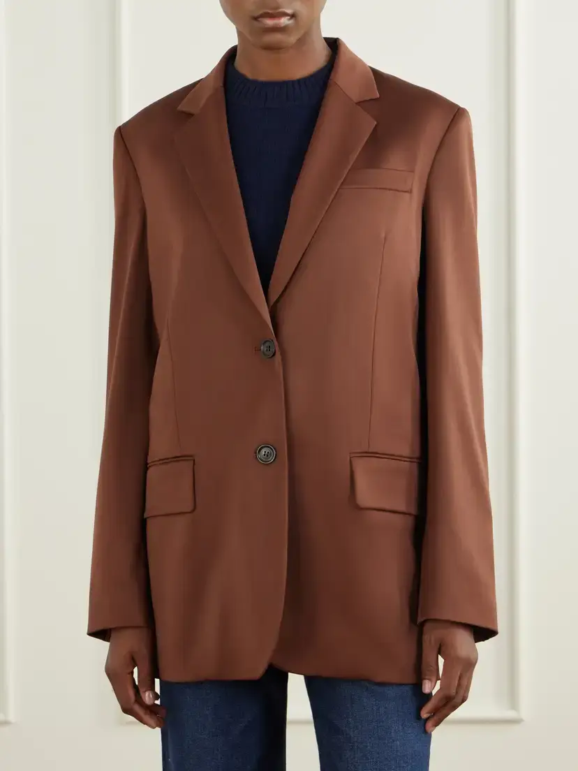Another Tomorrow Wool Blazer | Thumbnail 3 Another Tomorrow Wool Blazer | Thumbnail 3