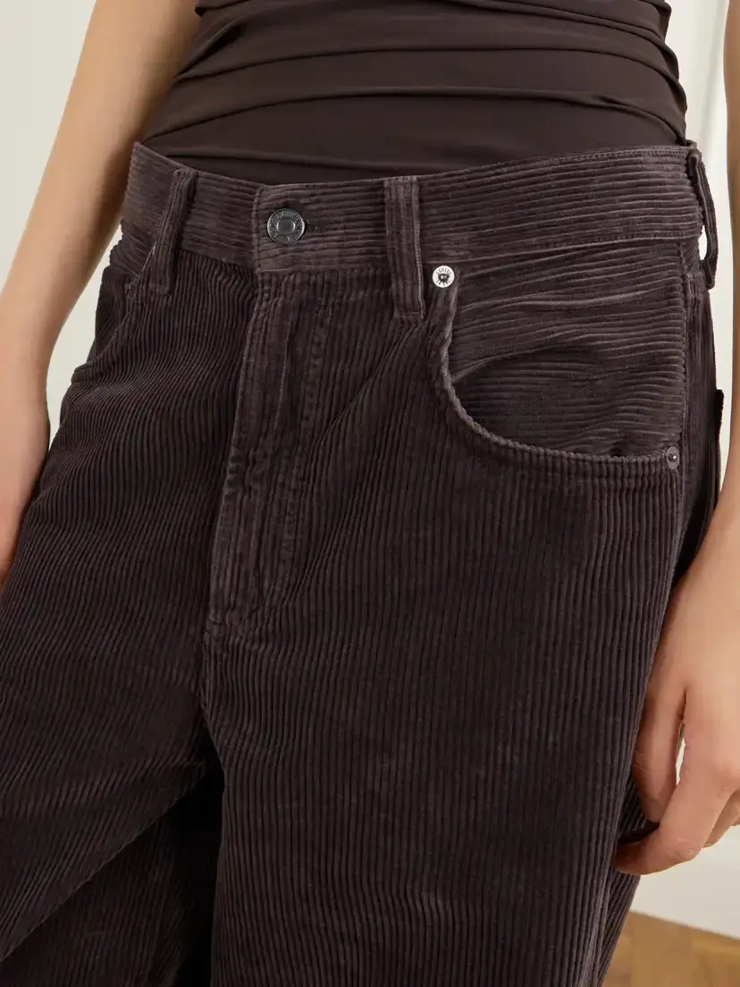 AGOLDE Low Curve Cotton-corduroy Mid-rise Wide-leg Pants | Thumbnail 5 AGOLDE Low Curve Cotton-corduroy Mid-rise Wide-leg Pants | Thumbnail 5