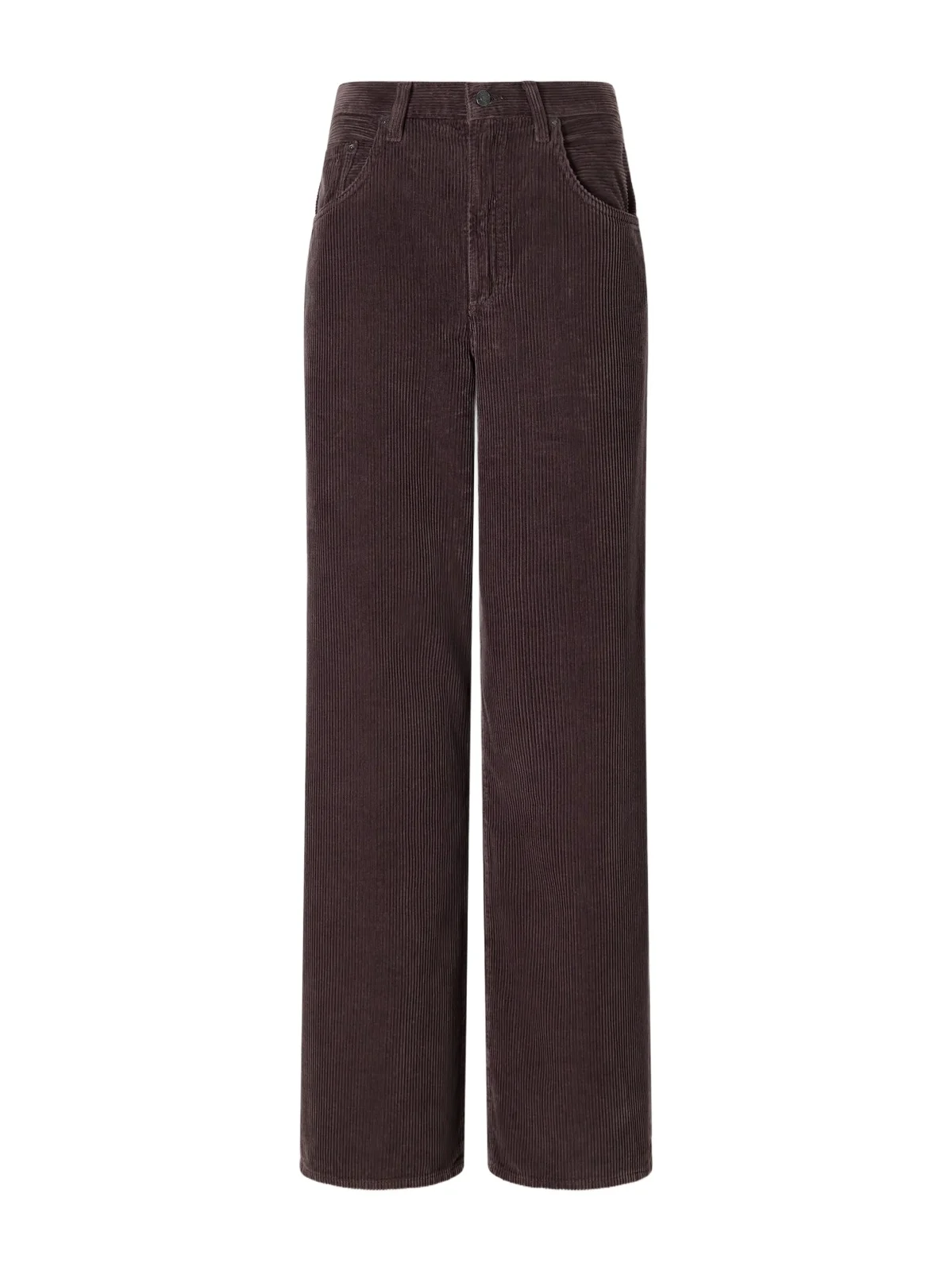 Low Curve Cotton-corduroy Mid-rise Wide-leg Pants Low Curve Cotton-corduroy Mid-rise Wide-leg Pants