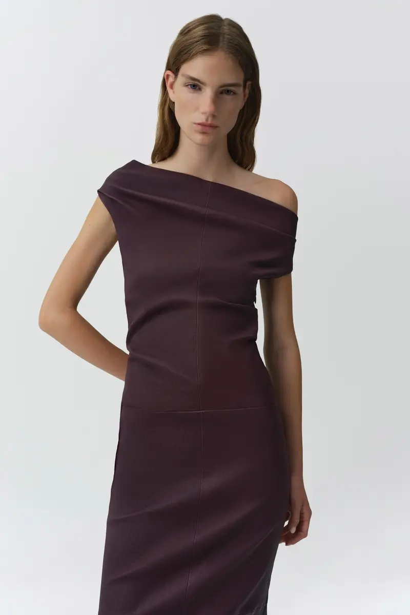 Simkhai Vessia Leather Midi Dress | Thumbnail 4 Simkhai Vessia Leather Midi Dress | Thumbnail 4