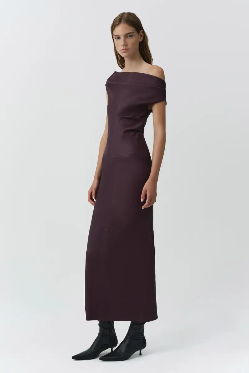 Simkhai Vessia Leather Midi Dress | Thumbnail 5 Simkhai Vessia Leather Midi Dress | Thumbnail 5
