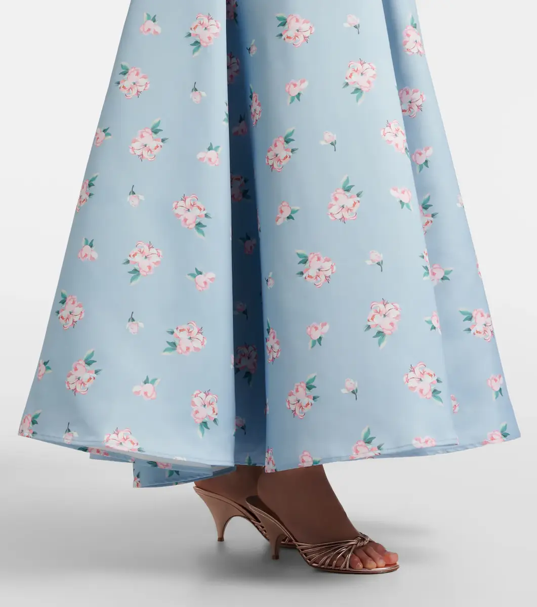 LEO LIN Nora floral bustier gown | Thumbnail 4 LEO LIN Nora floral bustier gown | Thumbnail 4