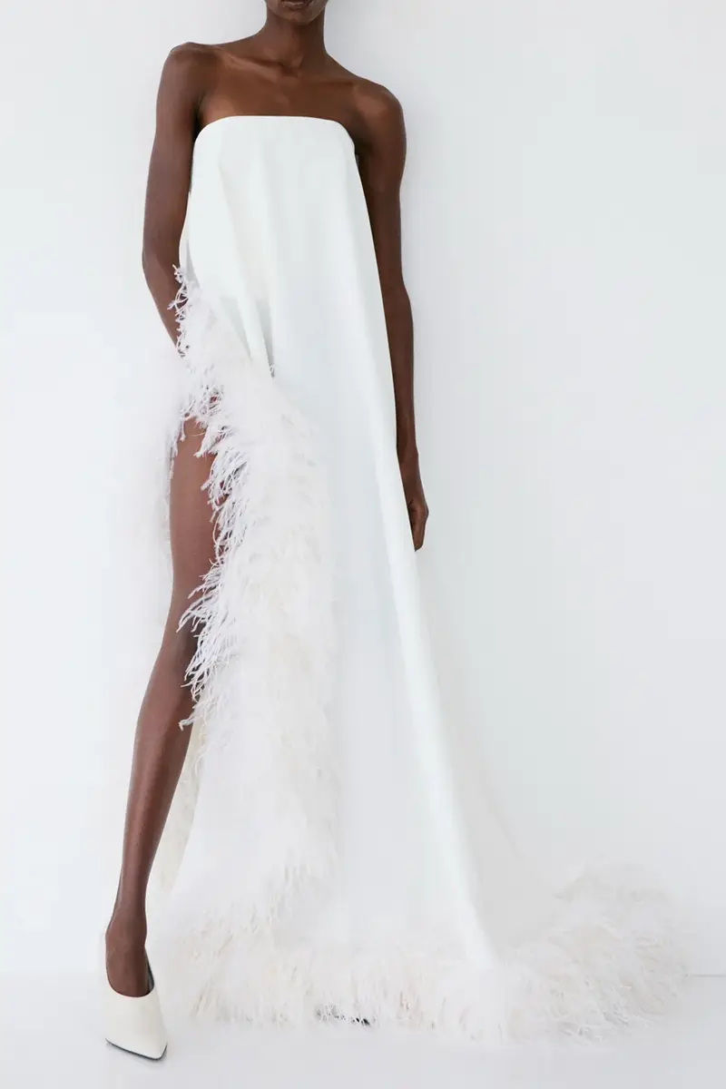 Ilkyaz Ozel Swan Dress | Thumbnail 2 Ilkyaz Ozel Swan Dress | Thumbnail 2