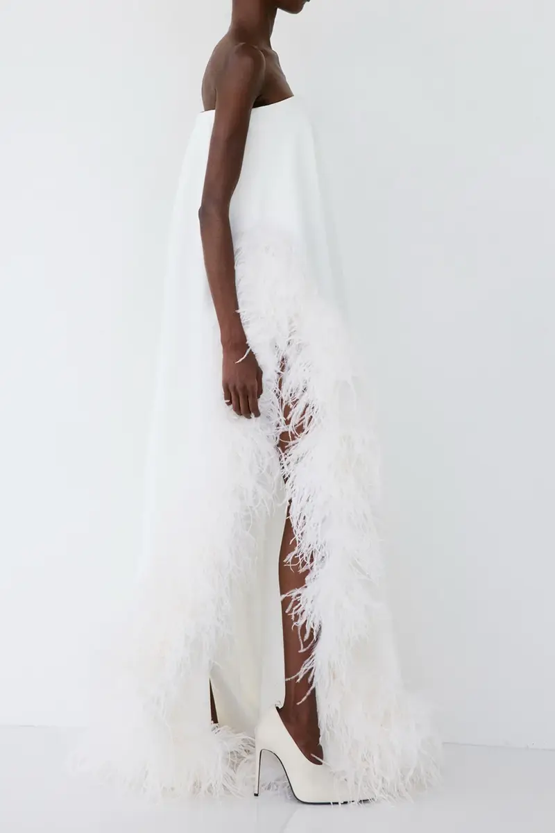 Ilkyaz Ozel Swan Dress | Thumbnail 3 Ilkyaz Ozel Swan Dress | Thumbnail 3