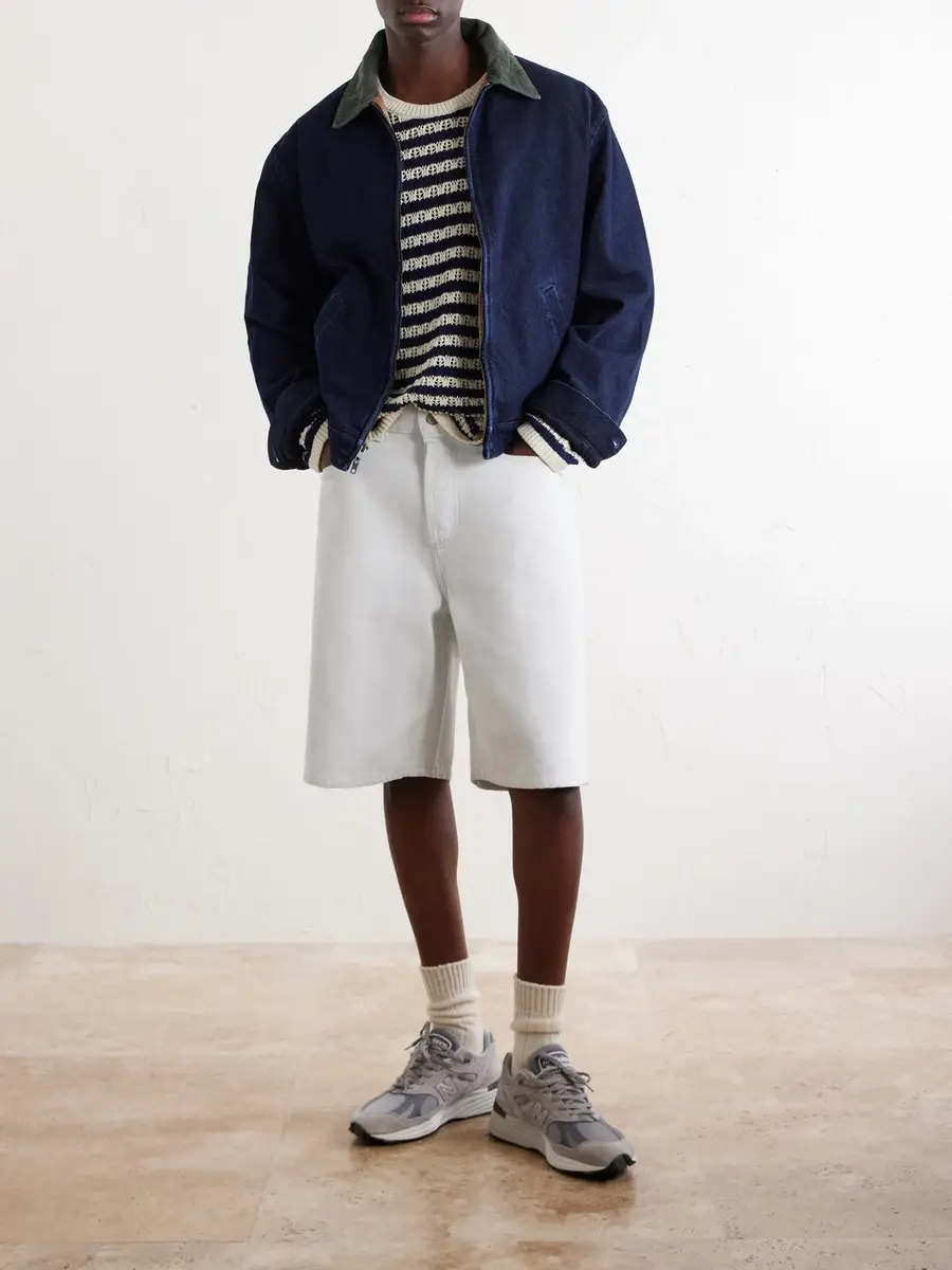 Aimé Leon Dore Corduroy-Trimmed Denim Jacket - Men | Thumbnail 2 Aimé Leon Dore Corduroy-Trimmed Denim Jacket - Men | Thumbnail 2