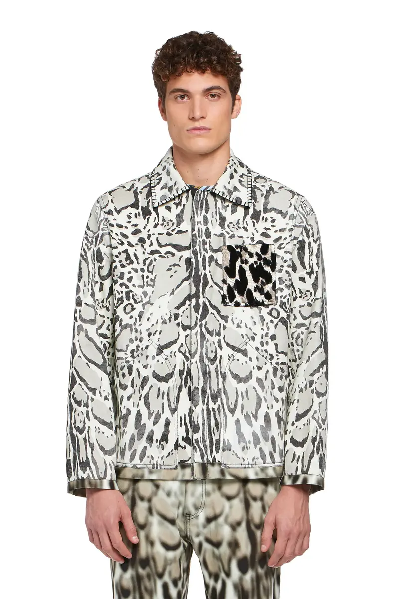 Roberto Cavalli Lynx print shirt jacket | Thumbnail 2 Roberto Cavalli Lynx print shirt jacket | Thumbnail 2