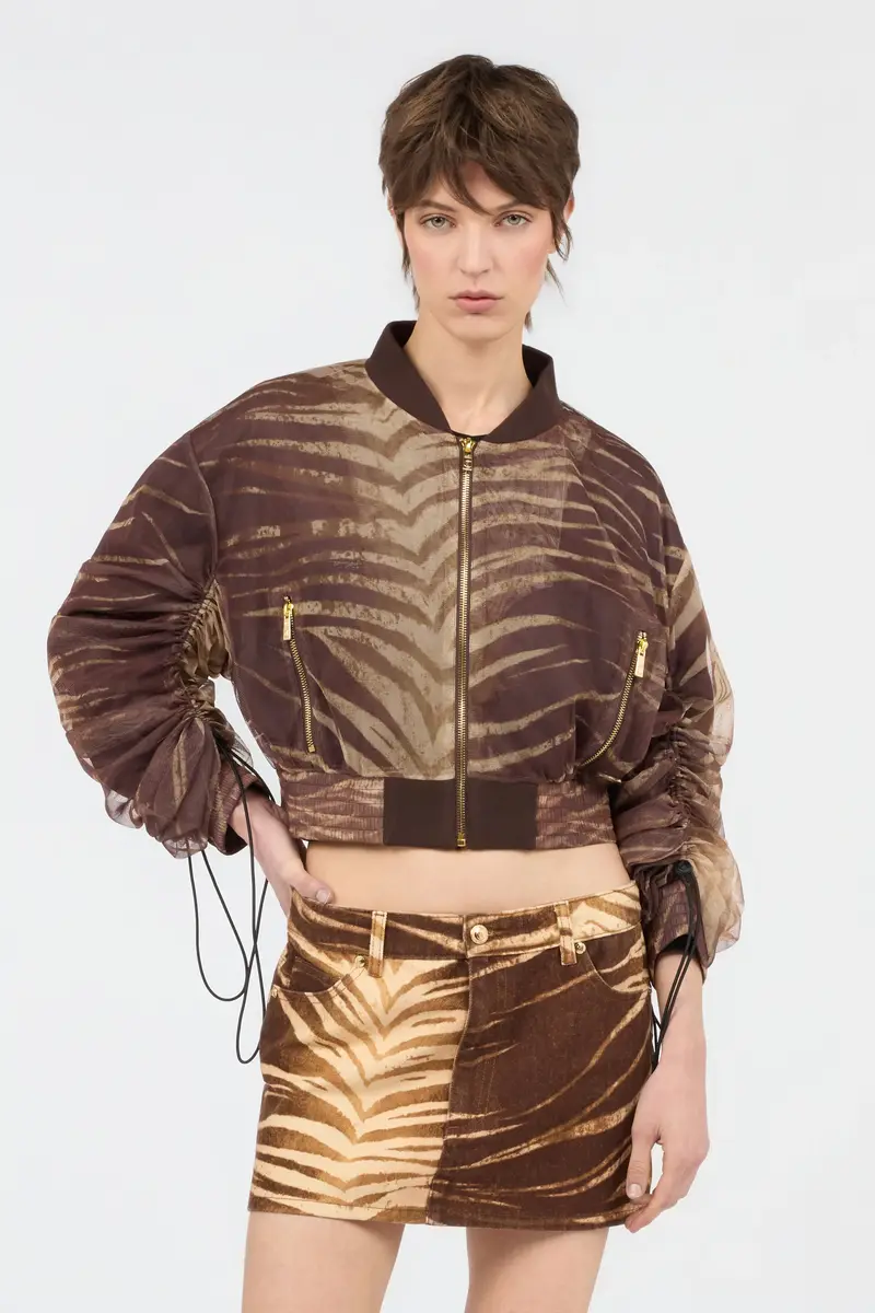 Roberto Cavalli Natural Barb Print Jacket | Thumbnail 2 Roberto Cavalli Natural Barb Print Jacket | Thumbnail 2
