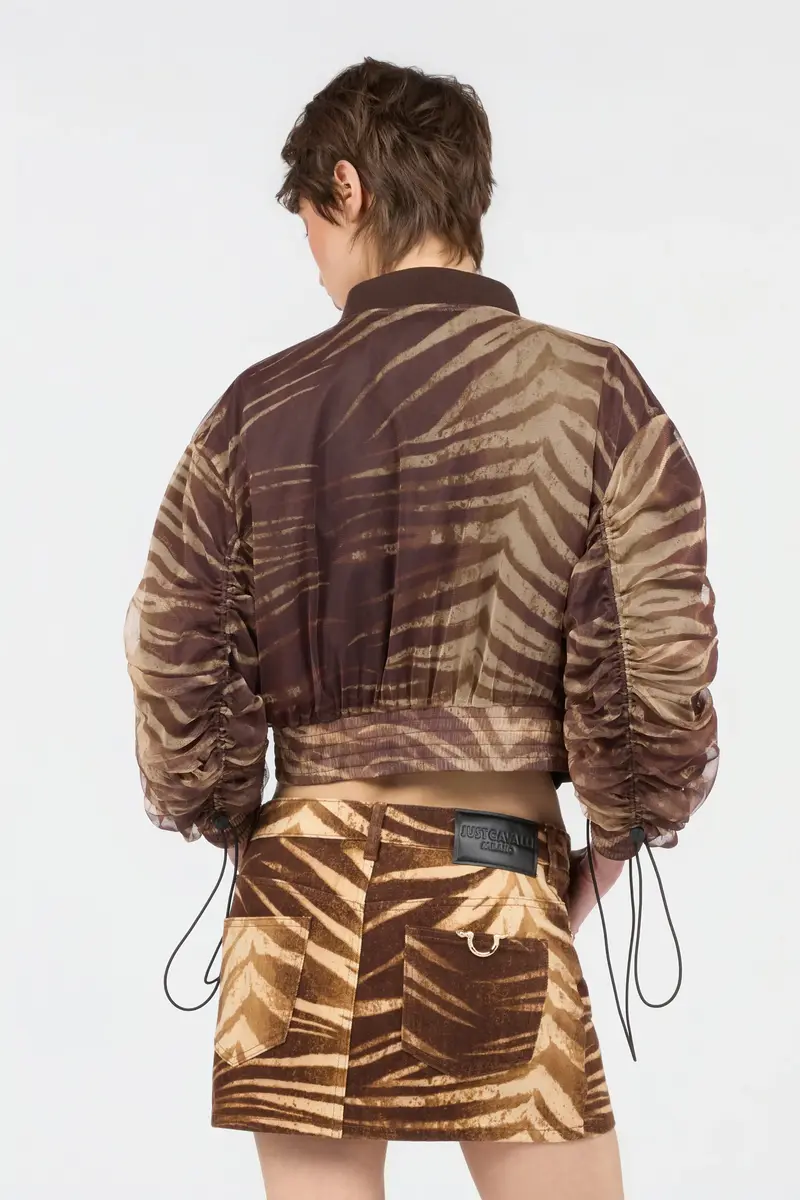 Roberto Cavalli Natural Barb Print Jacket | Thumbnail 3 Roberto Cavalli Natural Barb Print Jacket | Thumbnail 3