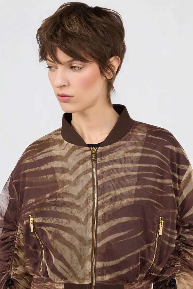 Roberto Cavalli Natural Barb Print Jacket | Thumbnail 4 Roberto Cavalli Natural Barb Print Jacket | Thumbnail 4