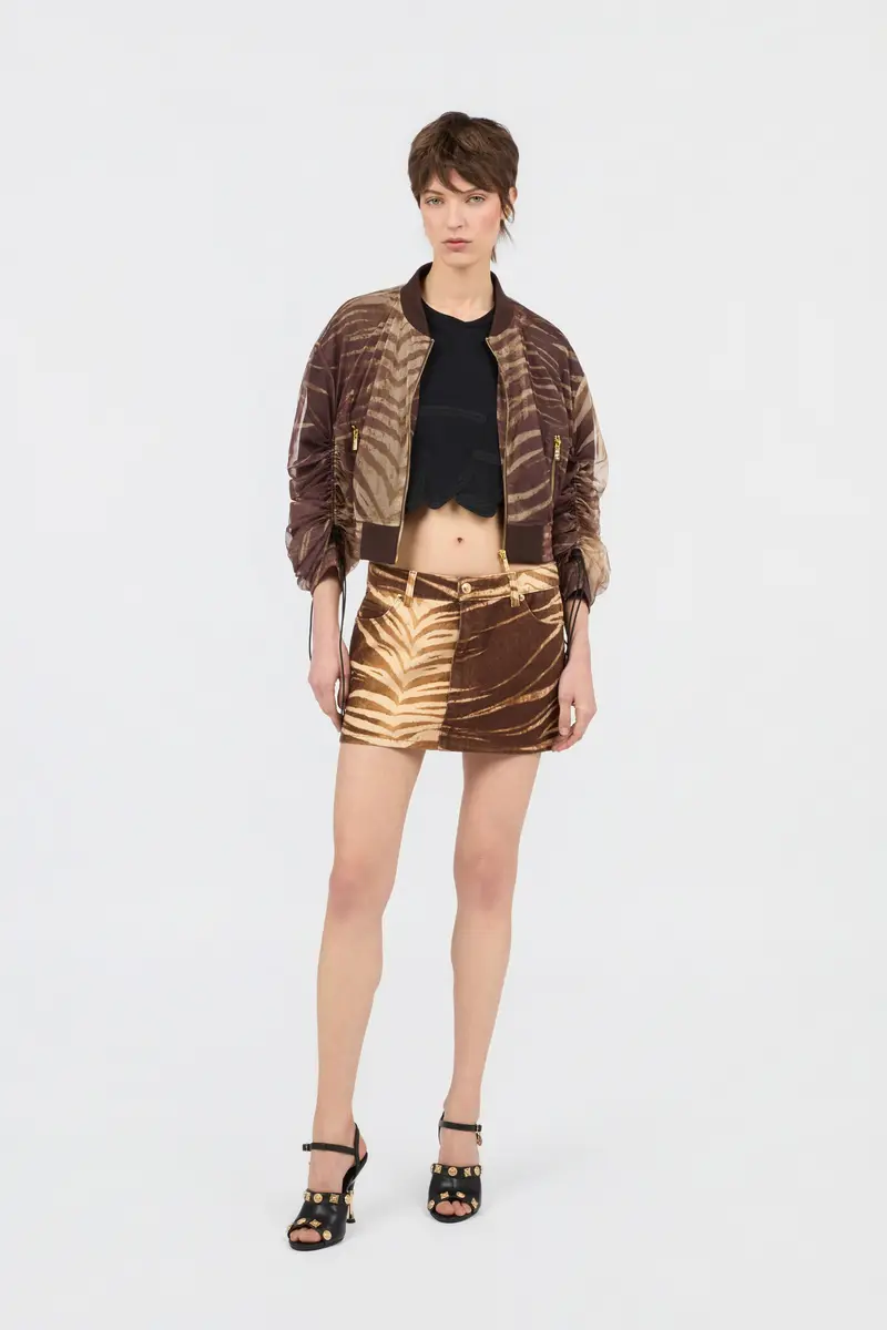 Roberto Cavalli Natural Barb Print Jacket | Thumbnail 6 Roberto Cavalli Natural Barb Print Jacket | Thumbnail 6