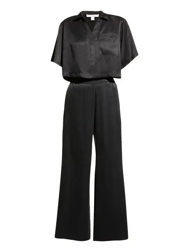 Washable Silk High-Rise Pant Set Washable Silk High-Rise Pant Set