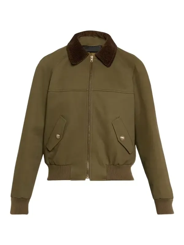 Victor Contrast Collar Bomber Jacket