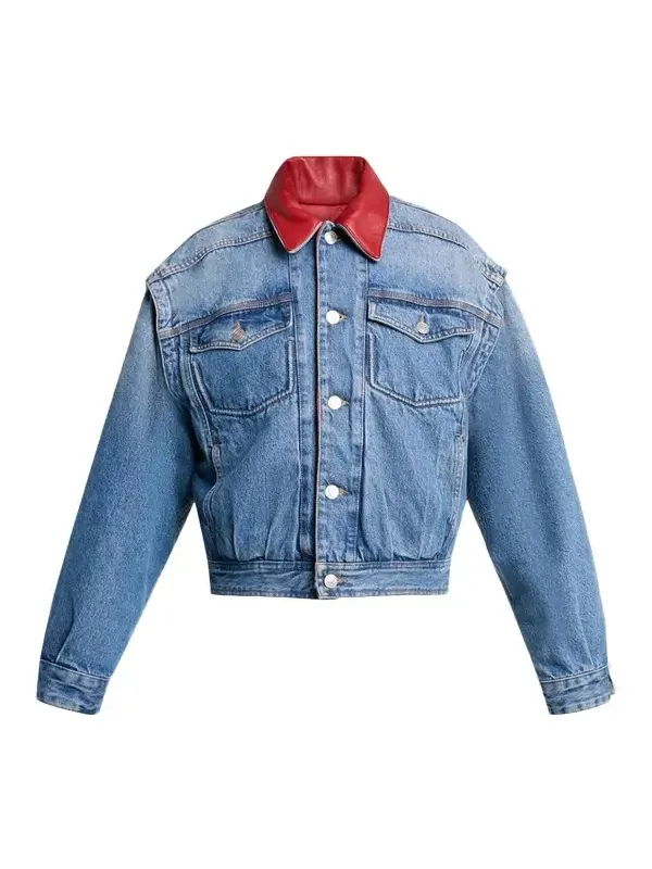 Devyn Reversible Leather & Denim Jacket Devyn Reversible Leather & Denim Jacket