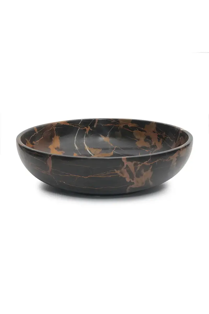 Marble Crafter 16" Laurus Collection Marble Bowl | Thumbnail 3 Marble Crafter 16" Laurus Collection Marble Bowl | Thumbnail 3