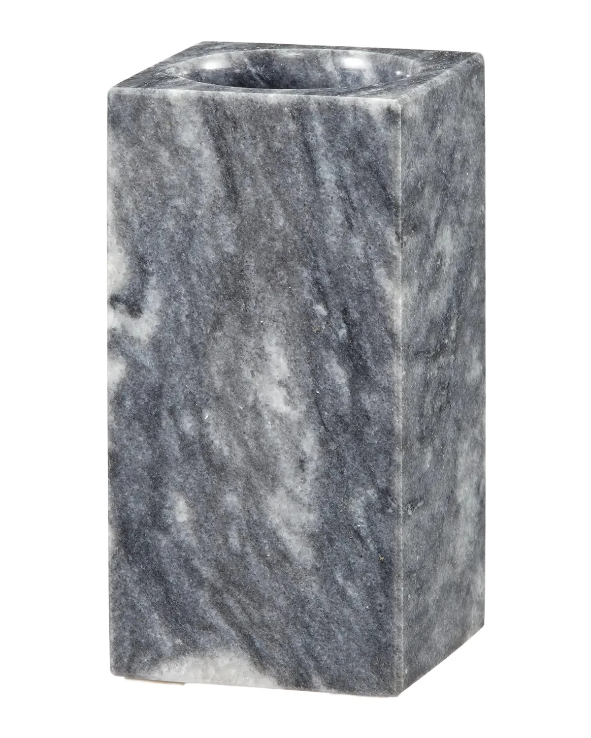 Marble Crafter Myrtus Collection Square Cloud Gray Marble Tumbler