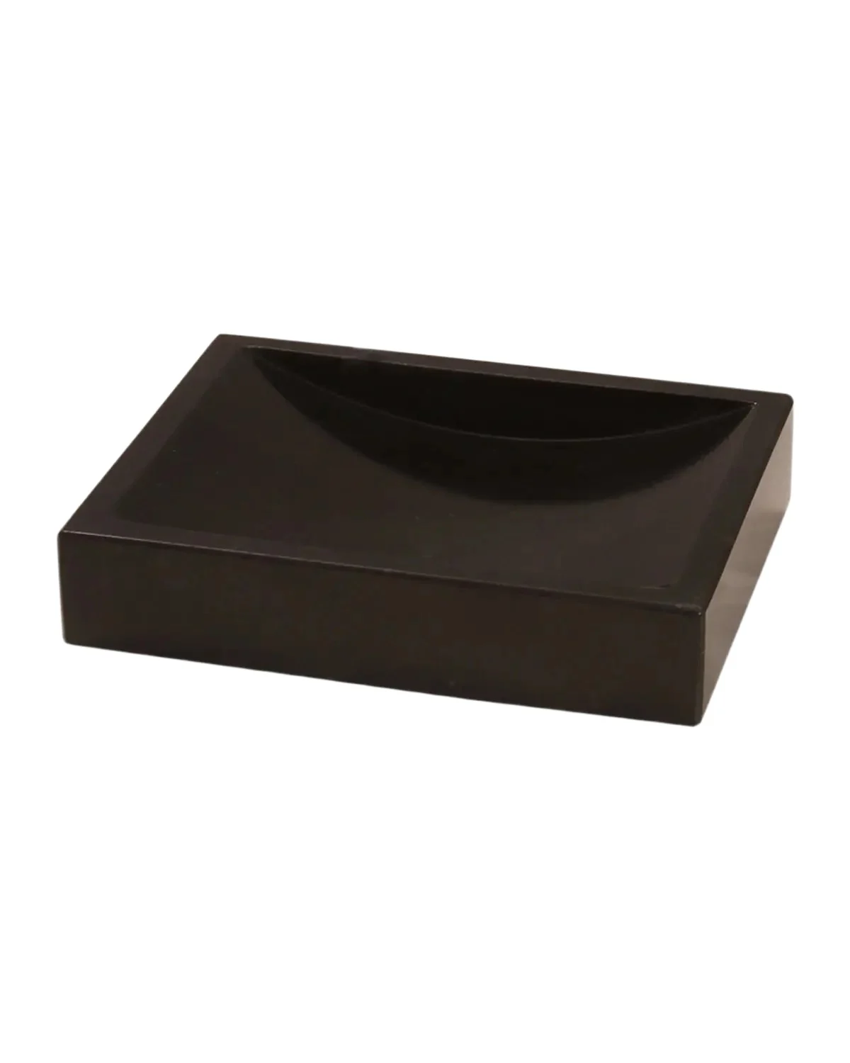 Marble Crafter Myrtus Collection Square Marble Soap Dish