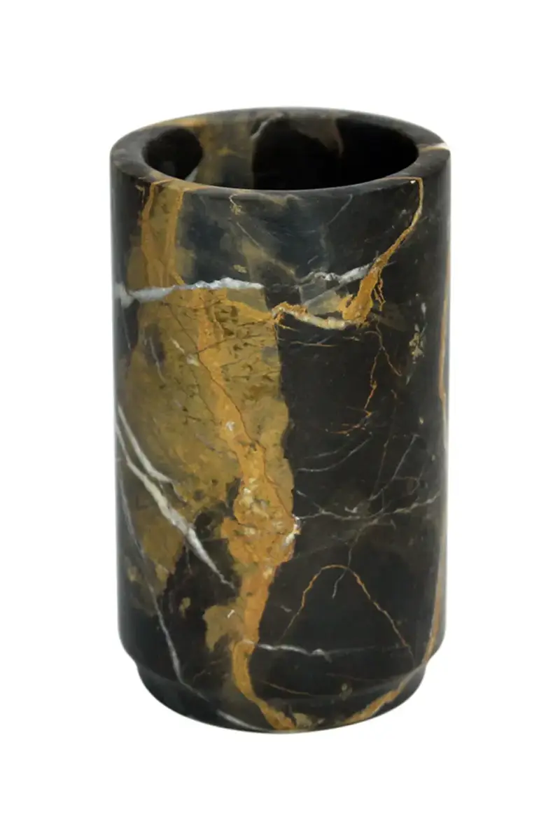 Marble Crafter Eris Collection Black And Gold Marble Tumbler | Thumbnail 2