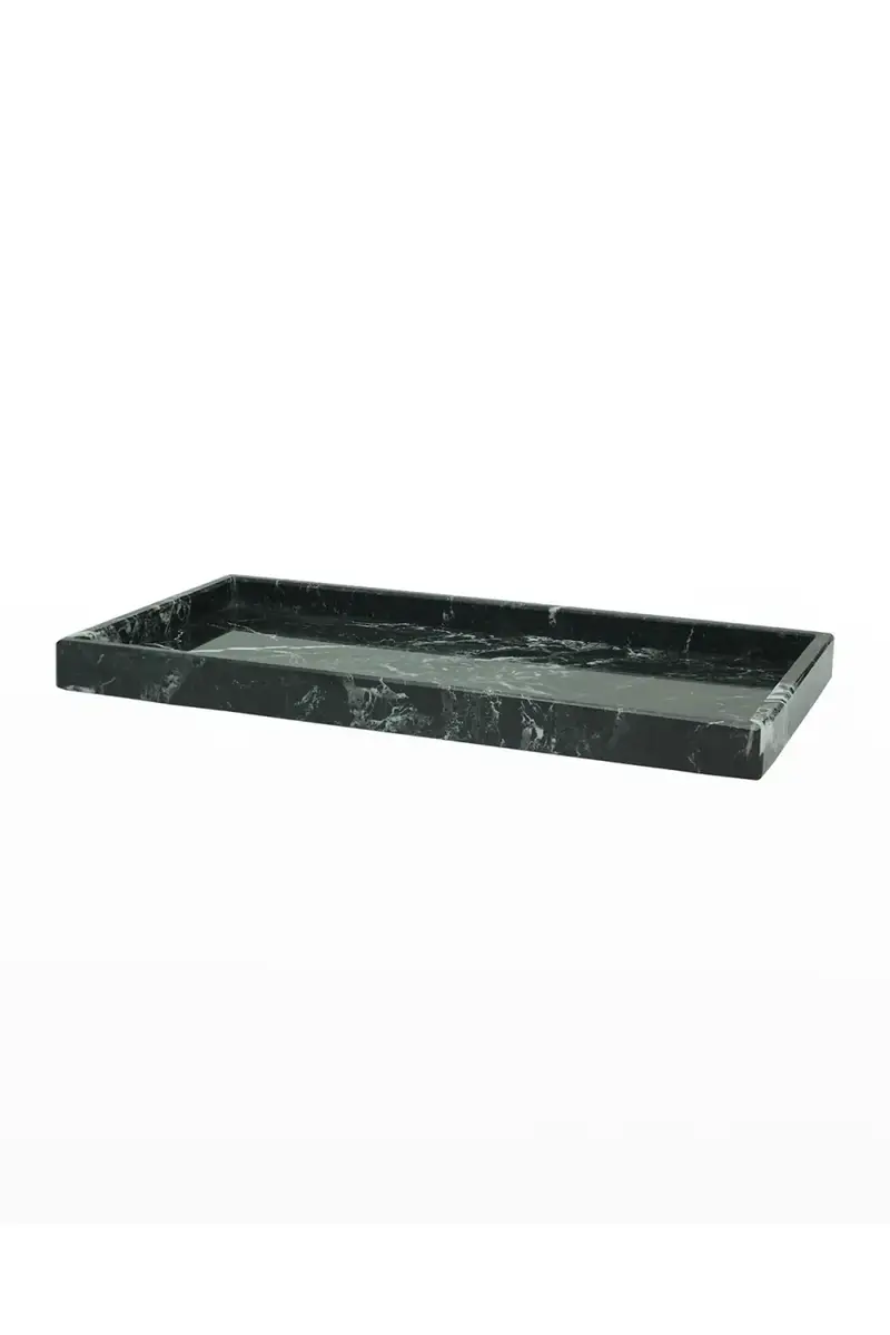 Marble Crafter Myrtus Collection Black Zebra Large Vanity Tray | Thumbnail 2 Marble Crafter Myrtus Collection Black Zebra Large Vanity Tray | Thumbnail 2