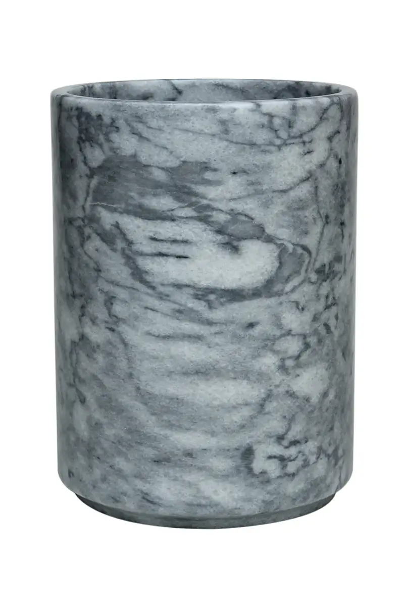 Marble Crafter Eris Collection Cloud Gray Wastebasket with Liner | Thumbnail 2