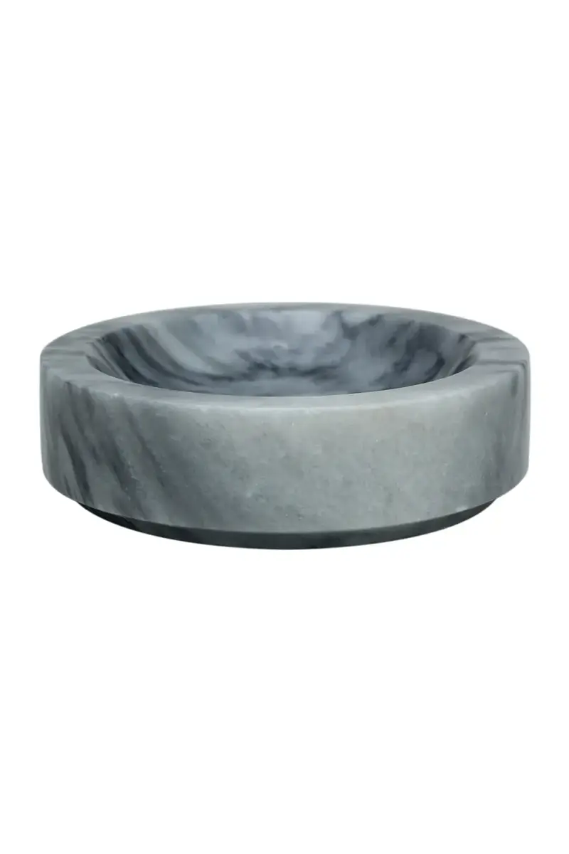 Marble Crafter Eris Collection Cloud Gray Soap Dish | Thumbnail 2