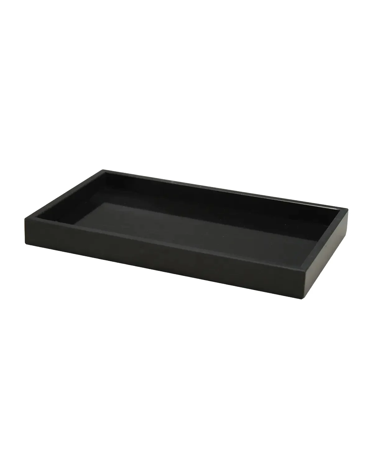 Marble Crafter Myrtus Collection Jet Black Small Vanity Tray