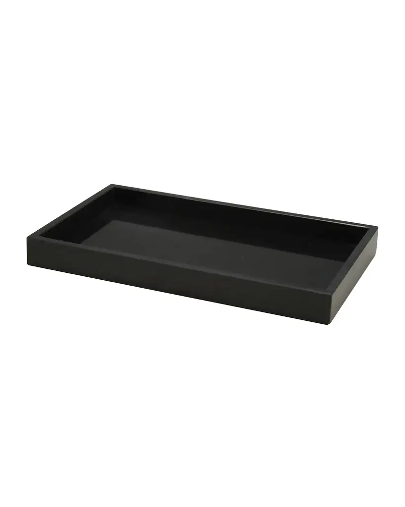 Marble Crafter Myrtus Collection Jet Black Small Vanity Tray