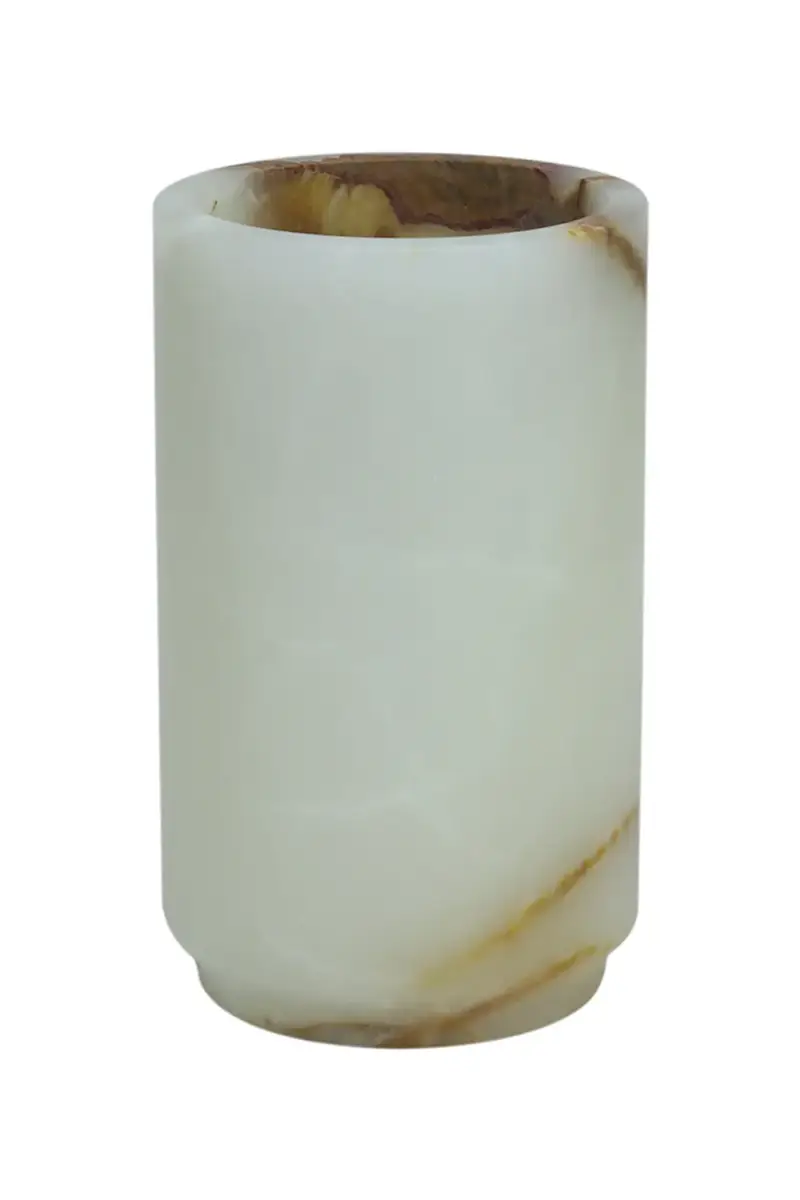 Marble Crafter Eris Collection Light Green Onyx Tumbler | Thumbnail 2
