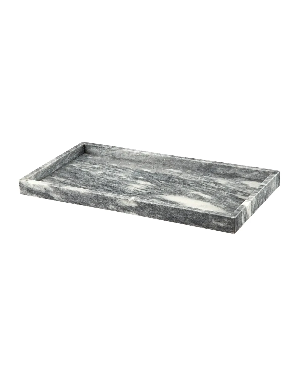 Marble Crafter Eris Collection Cloud Gray Large Vanity Tray