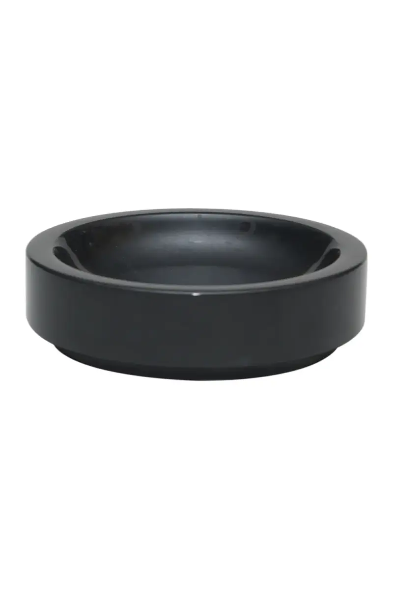 Marble Crafter Eris Collection Jet Black Soap Dish | Thumbnail 2