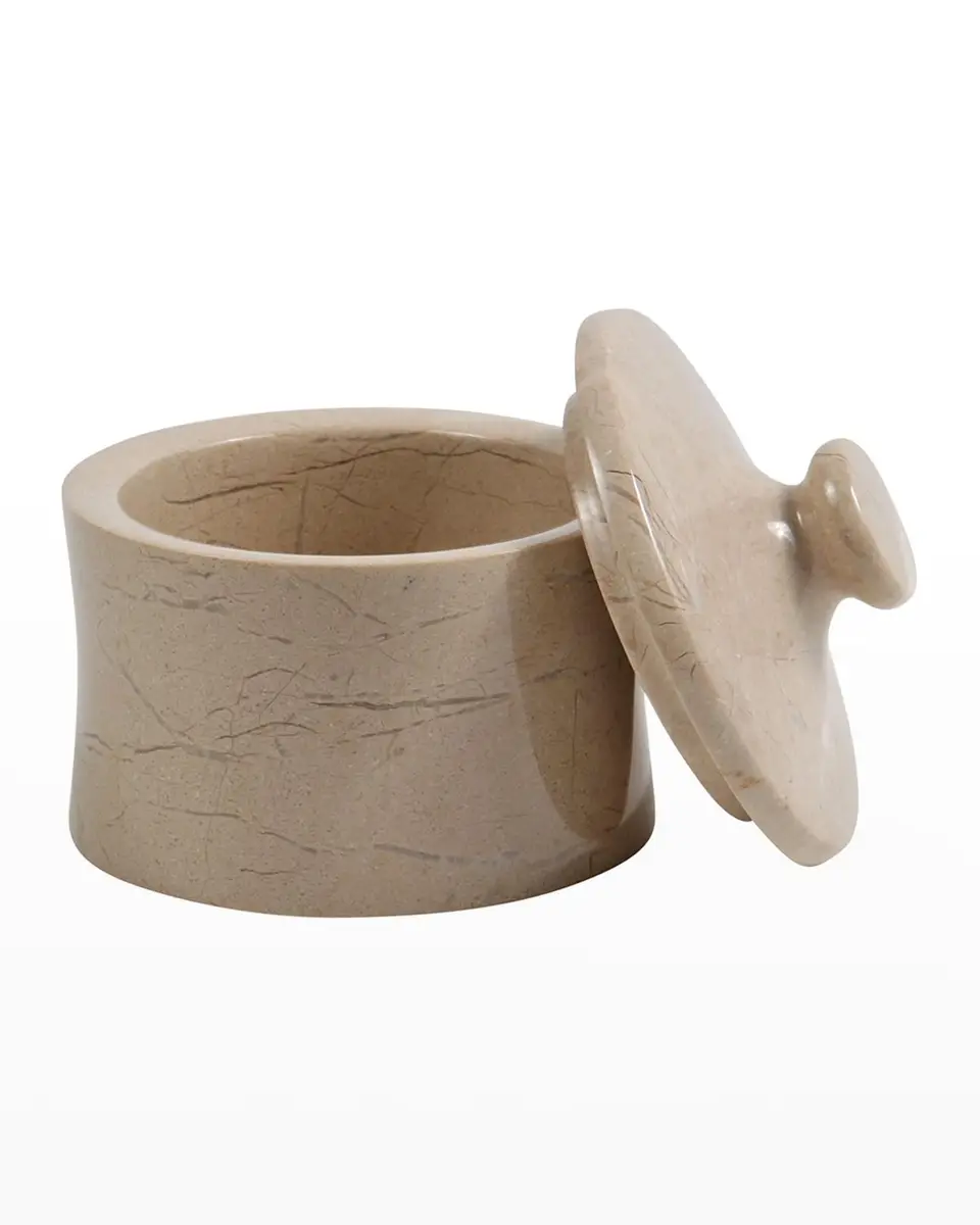 Marble Crafter Myrtus Verona Beige Marble Canister | Thumbnail 2 Marble Crafter Myrtus Verona Beige Marble Canister | Thumbnail 2