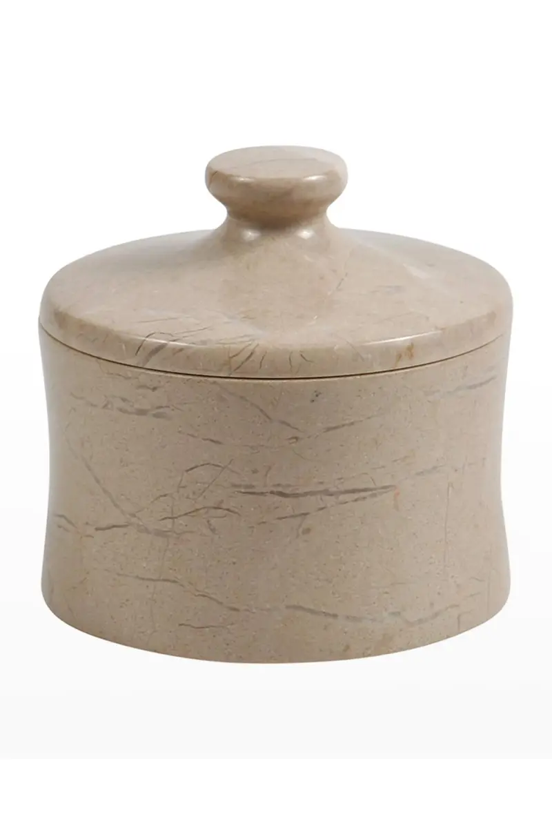 Marble Crafter Myrtus Verona Beige Marble Canister | Thumbnail 4 Marble Crafter Myrtus Verona Beige Marble Canister | Thumbnail 4
