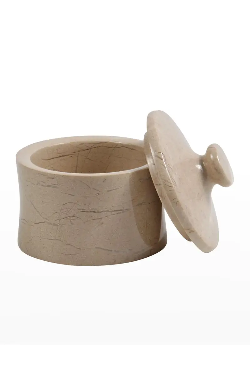 Marble Crafter Myrtus Verona Beige Marble Canister | Thumbnail 5 Marble Crafter Myrtus Verona Beige Marble Canister | Thumbnail 5