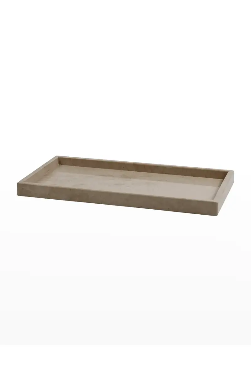 Marble Crafter Myrtus Large Verona Beige Marble Polished Amenity Tray | Thumbnail 3 Marble Crafter Myrtus Large Verona Beige Marble Polished Amenity Tray | Thumbnail 3