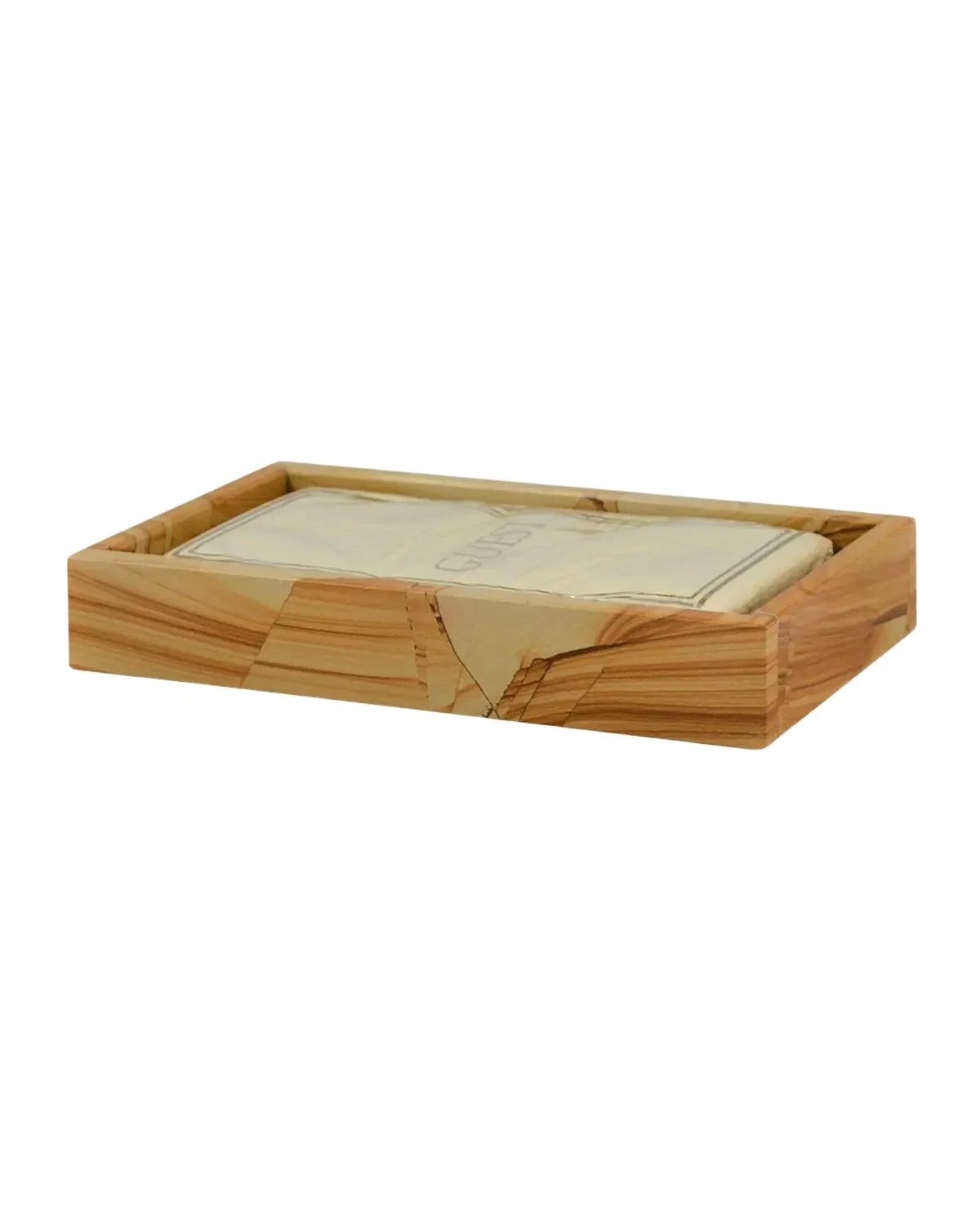 Marble Crafter Myrtus Rectangular Guest Towel Tray