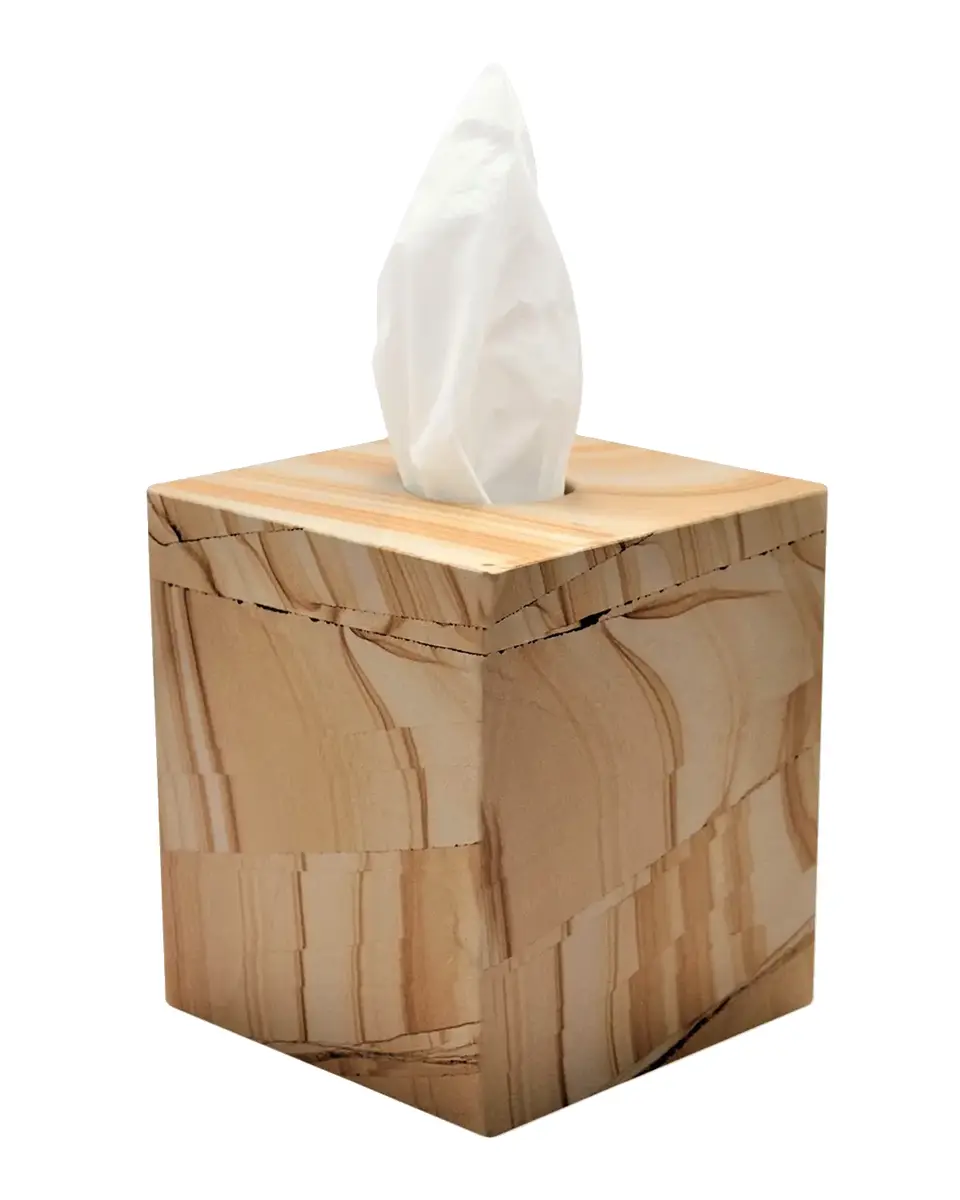 Marble Crafter Myrtus Square Tissue Box Holder | Thumbnail 2 Marble Crafter Myrtus Square Tissue Box Holder | Thumbnail 2