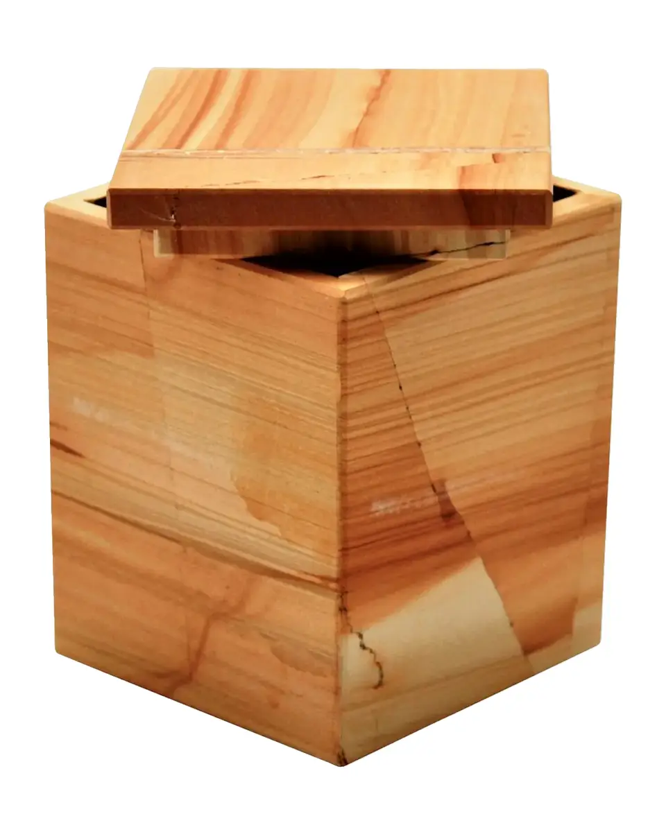 Marble Crafter Myrtus Square Lidded Canister | Thumbnail 2 Marble Crafter Myrtus Square Lidded Canister | Thumbnail 2