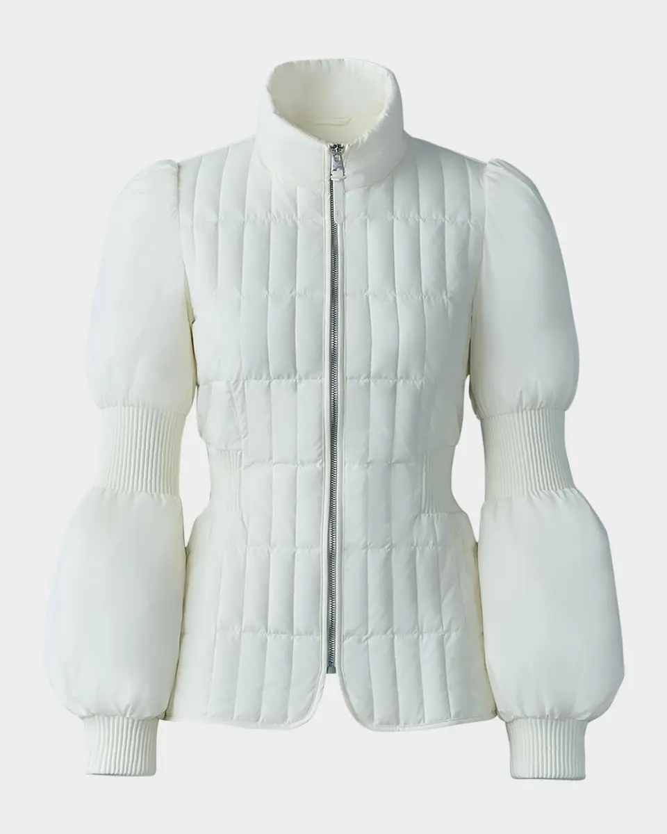 Mackage Felicia Puffer Jacket with Accentuated Sleeves | Thumbnail 2 Mackage Felicia Puffer Jacket with Accentuated Sleeves | Thumbnail 2