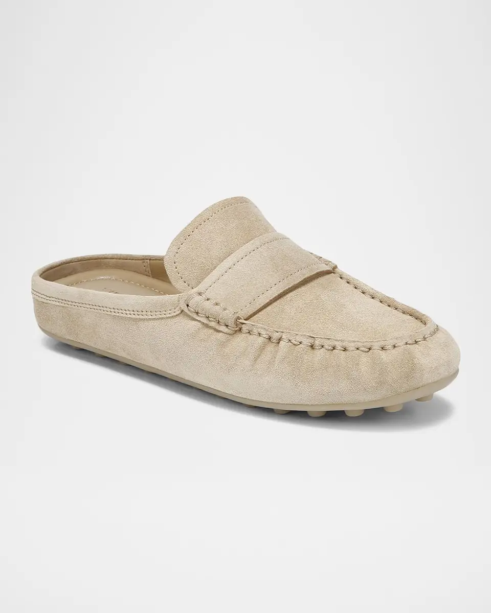Vince Berkley Suede Driver Mules | Thumbnail 2 Vince Berkley Suede Driver Mules | Thumbnail 2